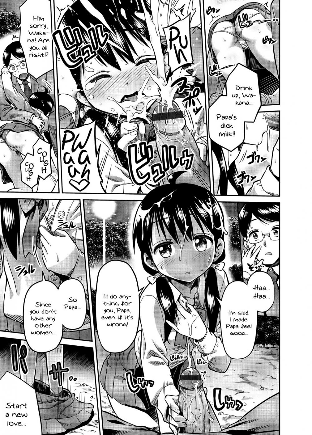 Hentai Manga Comic-Night of Incest - Father and Daughter at a Park-Read-9